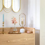 Bordslampa Guld "Edi" H.44 cm