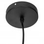 Pendellampa Metall Svart "Emie" D.25 cm