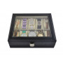 Elegant Box Organizer för 10 Klockor - Klockförvaring