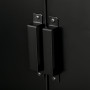 Förvaringsskåp Industriell Metall Svart 75 x 33 x 110 cm