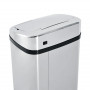 Automatisk Soptunna 50L Med Sensor Rostfritt stål 33 x 25 x 84 cm
