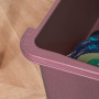 Barnrum Förvaring med 3 lådor Plast Rosa 37 x 37 x 57 cm