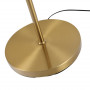Golvlampa med 2 Glaskulor Guld/Vit H.165 cm