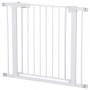 Justerbar Hundgrind Metall Vit 75-96 x 76 cm
