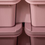 Barnrum Förvaring med 6 Lådor Plast Rosa 75 x 37 x 56 cm