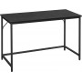 Skrivbord 120 x 60 x 75 cm Svart Industriell design