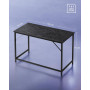 Skrivbord 120 x 60 x 75 cm Svart Industriell design