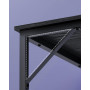 Skrivbord 120 x 60 x 75 cm Svart Industriell design