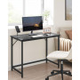 Skrivbord 100 x 50 x 75 cm Svart Industriell Design