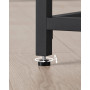 Skrivbord 100 x 50 x 75 cm Svart Industriell Design