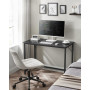 Skrivbord 100 x 50 x 75 cm Svart Industriell Design