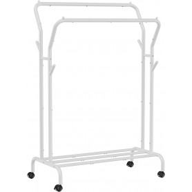Rullbar Klädställning Dubbel Stång Upp till 100 kg, 103,5 x 52,5 x ...