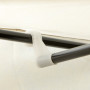Tygskåp Garderob Klädstång, 6 hyllor Beige 103 x 43 x 163 cm