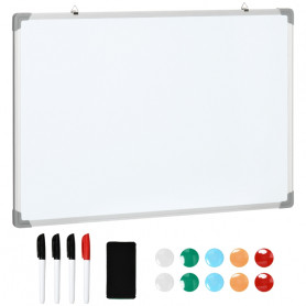 Whiteboard Tavla Med Tillbehör 90 x 60 cm