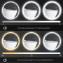 Rund Badrumsspegel LED Belysning, Anti imma Ø 60 cm