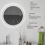 Rund Badrumsspegel LED Belysning, Anti imma Ø 60 cm