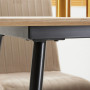 Matbord 4 personer med Ek Träskiva 140 x 80 x 76 cm