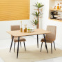 Matbord 4 personer med Ek Träskiva 140 x 80 x 76 cm