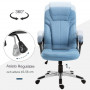 Ergonomisk Kontorsstol Ljusblå