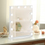 Hollywood 12 LED Sminkspegel Justerbar belysning 42 x 14 x 51cm