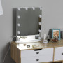 Hollywood 12 LED Sminkspegel Justerbar belysning 42 x 14 x 51cm