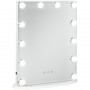 Hollywood 12 LED Sminkspegel Justerbar belysning 42 x 14 x 51cm