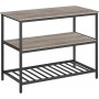 Köksö 3 Nivåer 120 x 60 x 90 cm Industriell Greige-svart