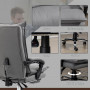 Ergonomisk Kontorsstol med Massage och Värmefunktion Grå