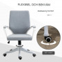Ergonomisk Kontorsstol Grå / Vit