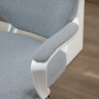 Ergonomisk Kontorsstol Grå / Vit