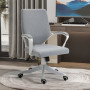 Ergonomisk Kontorsstol Grå / Vit