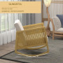 Gungstol Rotting Boho Style Beige