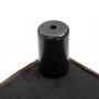 Fotpall Benstöd Tyg Brun 40 x 30 x 24 cm