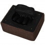Fotpall Benstöd Tyg Brun 40 x 30 x 24 cm