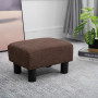 Fotpall Benstöd Tyg Brun 40 x 30 x 24 cm