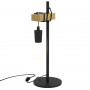 Bordslampa Industriell Höjdjusterbar Metall Svart, H, 50 cm