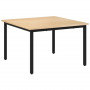 Fyrkantig Soffbord Natur/Svart 70 x 70 x 45 cm