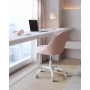 Kontorsstol Skumstoppning Rosa / Vit