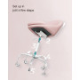 Kontorsstol Skumstoppning Rosa / Vit