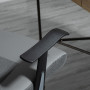 Kontorsstol Höjdjusterbar Ergonomisk Läder Grå