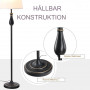 Lampor Set, Golvlampa + 2 Bordslampor Vintage Svart Guld