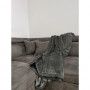 XL Pläd Fleecefilt 160 x 200 cm Grå