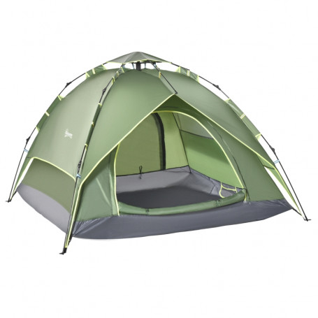 Campingtält - Tält 2 Vuxna + 1 Barn  210 x 210 x 140 cm