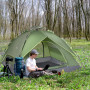 Campingtält - Tält 2 Vuxna + 1 Barn  210 x 210 x 140 cm