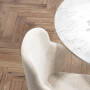 2x Matstolar Sammet Beige Scandi-design