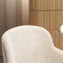 2x Matstolar Sammet Beige Scandi-design