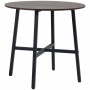 Matbord Rund Industriell-design Brun Ø80 x 76H cm