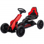 GoKart Trampbil För Barn 3-8 år Röd 100 x 58 x 59 cm