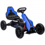 GoKart Trampbil För Barn 3-8 år Blå 100 x 58 x 59 cm