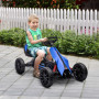 GoKart Trampbil För Barn 3-8 år Blå 100 x 58 x 59 cm